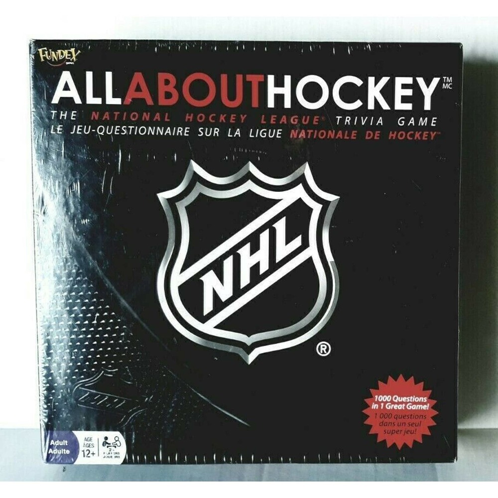 Fundex 2009 All About Hockey NHL Trivia Board Game
